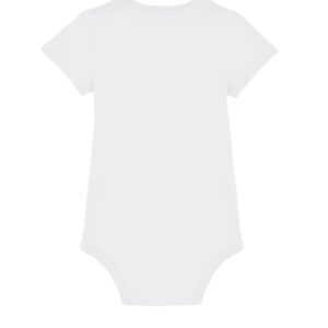 Бебешко боди с къс ръкав Stanley/Stella Baby Body STUB103 в бял цвят