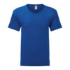 мъжка тениска с къс ръкав Iconic 150 V-neck синя
