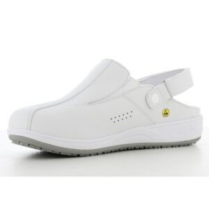 Бяло медицинско сабо Safety Jogger CARINNE – страничен изглед