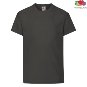 Детска тениска Fruit of the Loom Original Kids T 61-019 в цвят Light Graphite
